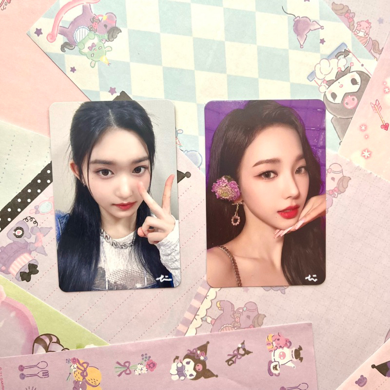 ive I’ve I am leeseo withmuu wm 2.0 aespa karina photoset lts 4×6 bali photocard