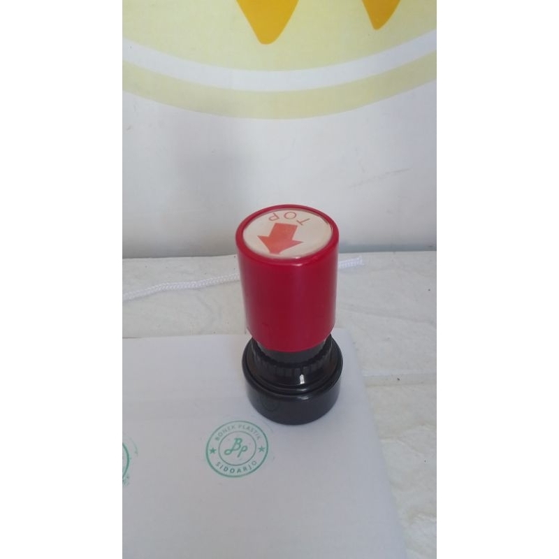 

stempel flash bulat diameter 3 cm