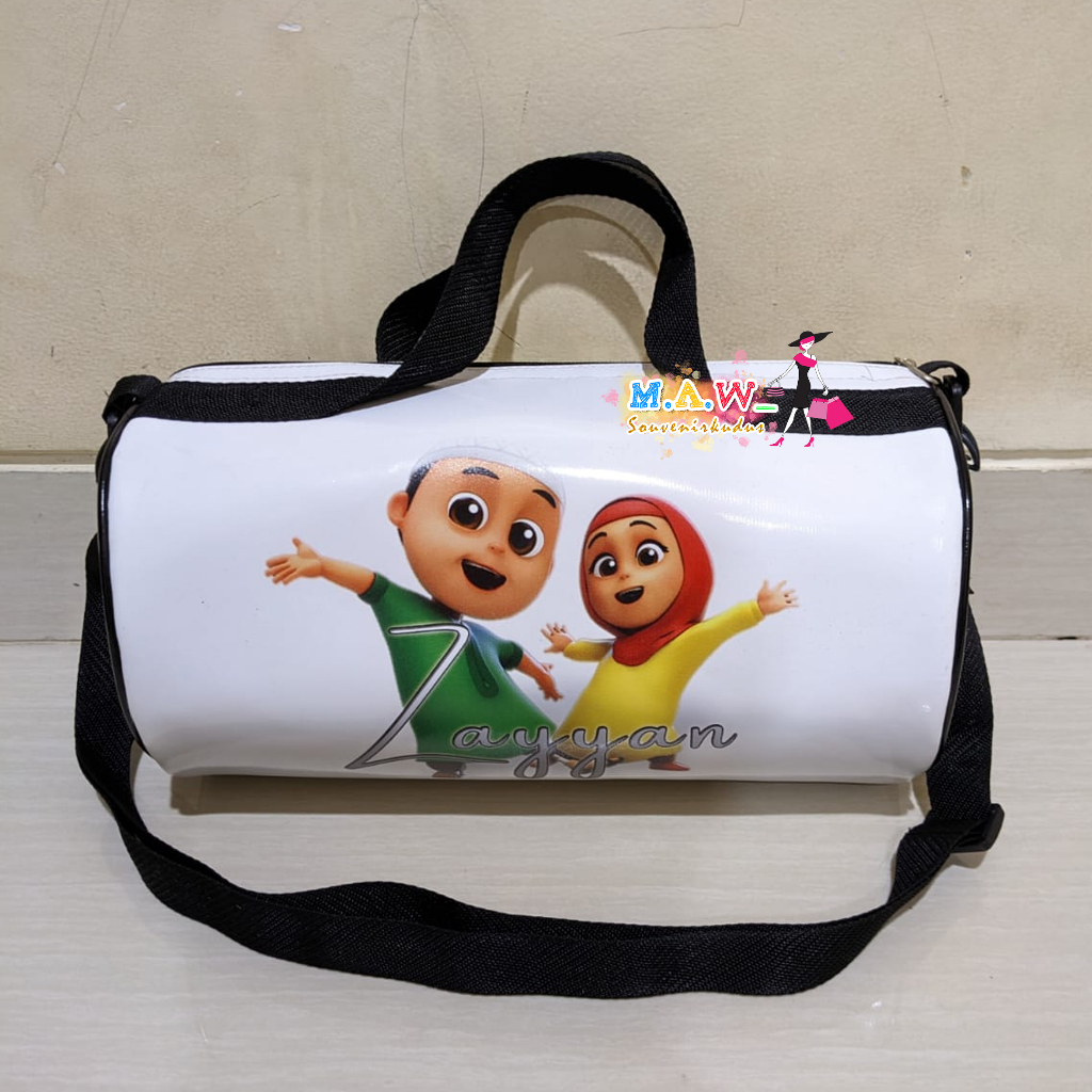 

TAS TABUNG / TAS SOUVENIR / GOODIEBAG / TAS MINI DUFFEL / TAS ULANG TAHUN / ULTAH