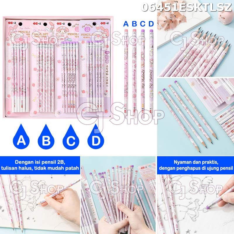 

My Melody Pencil Set 2B ORI 06451