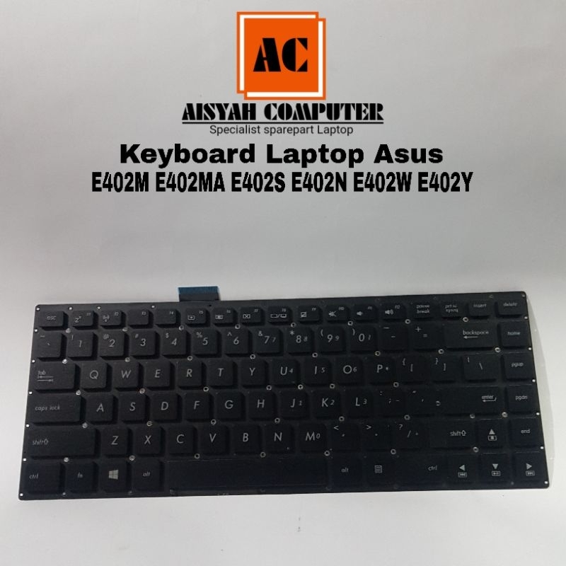 Keyboard Laptop Asus E402N E402M E402Y E402W - Black