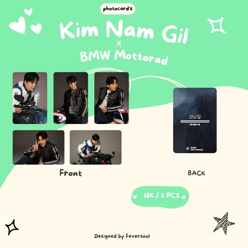 [UNOFFICIAL] PHOTOCARD KIM NAM GIL X BMW MOTORRAD