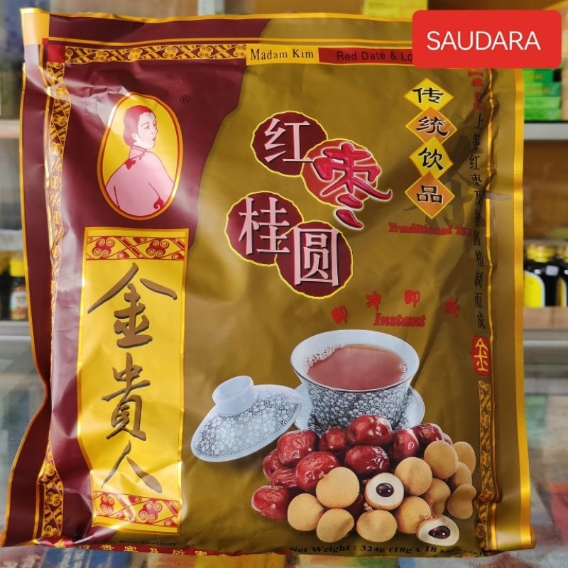 

Madam Kim Red Date Longan Tea isi 18 sachet