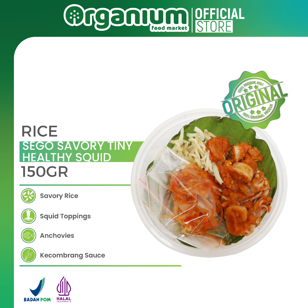 

Organium Sego Gurih Mungil Sehat Cumi