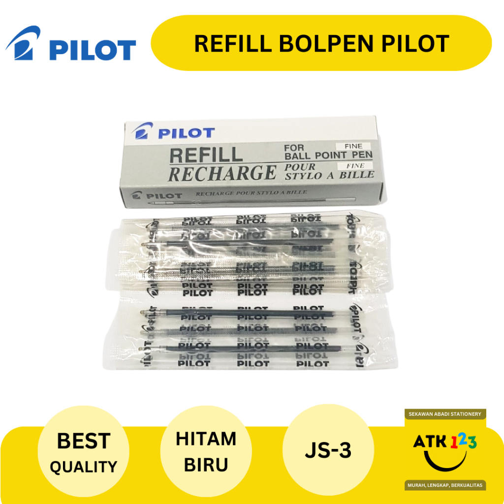 

REFILL Ballpoint / Bolpen / Pulpen Pilot RF JS-3S Hitam
