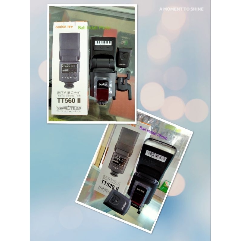 Flash Godox TT520II / TT560II + Trigger/TT600