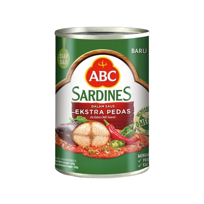 

Sarden ABC EXTRA PEDAS 425GR