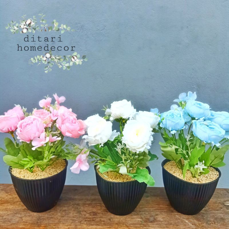 BUNGA ARTIFICIAL PREMIUM BUNGA PLASTIK ARTIFICIAL BUNGA HIAS BUNGA MEJA BUNGA PLASTIK