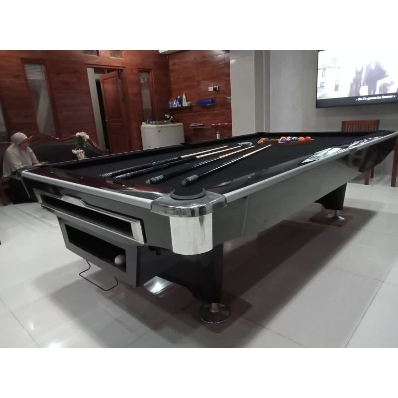 Meja Billiard Lumina 9 Feet 9 FT Body Lapis  HPL Glossy Kilap