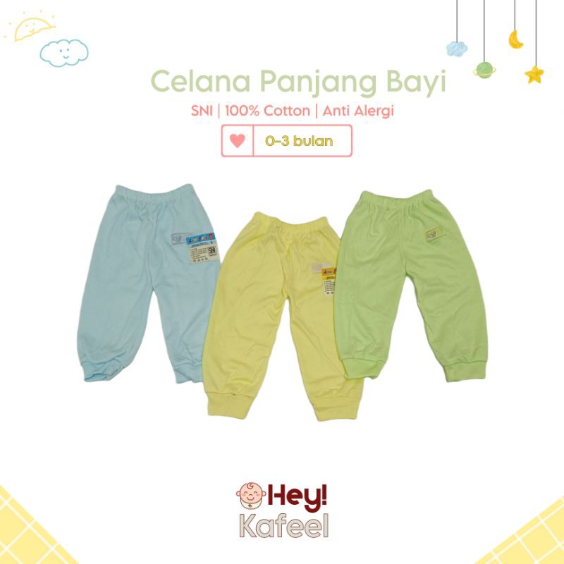 Baju Bayi Newborn 0-3 Bulan Arini Baby - Celana Panjang