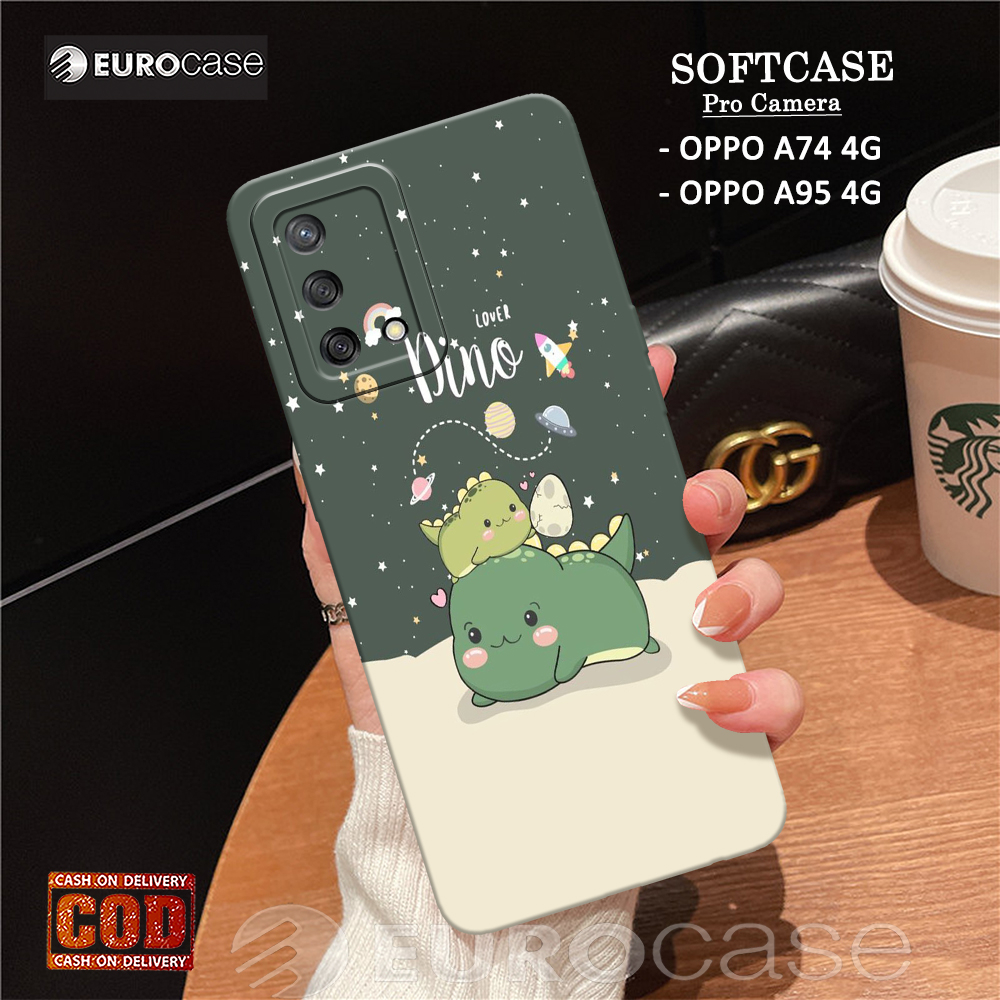 Casing Hp Oppo A74 4G / A95 4G - Fashion Case Kartun - Soft Case Hp Oppo A74 4G / A95 4G - Kesing Hp