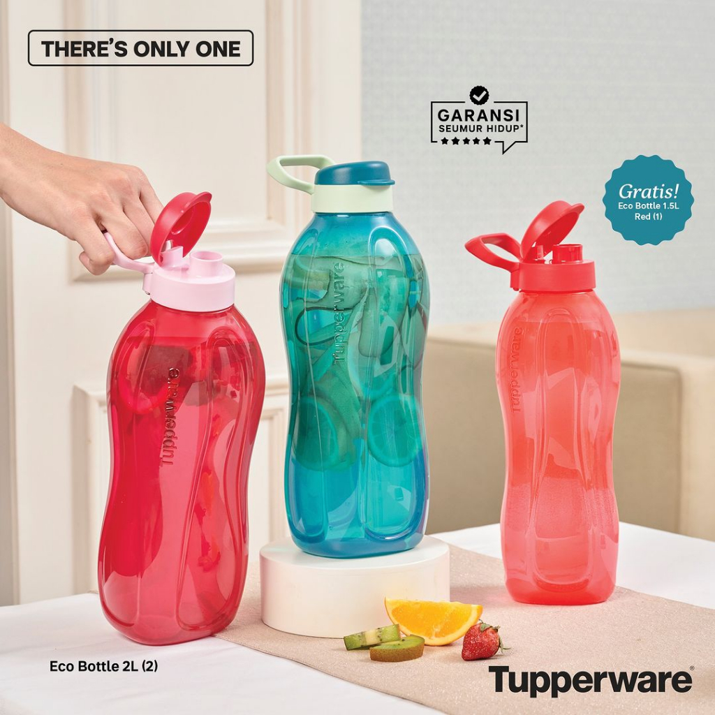 TUPPERWARE BOTOL MINUM ECO 2 LITER / ECO BOOTLE 2L
