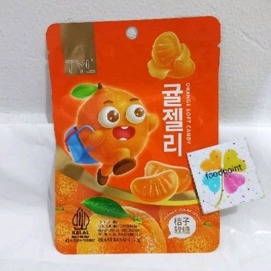 

Permen Lunak TYL Orange Soft Candy