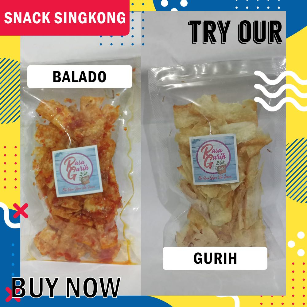 

Rasagurih keripik singkong kemasan ekonomis 60 gram