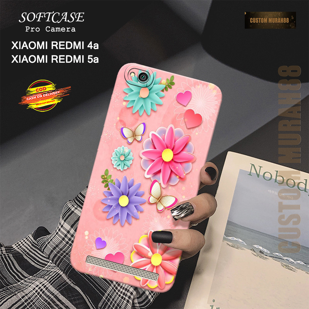 Case Xiaomi Redmi 5A / 4A Terbaru - Fashion Case BUNGA - Casing Hp Xiaomi Redmi 5A / 4A - Softcase P