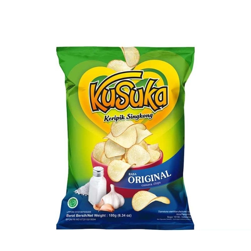 

Kusuka Keripik Singkong Original / Balado 180G