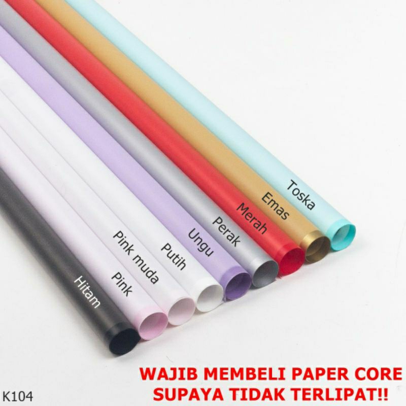 

[5 LEMBAR] Kertas Cellophane K104-7088 (Sudah Termasuk Serongsong/Paper Core)