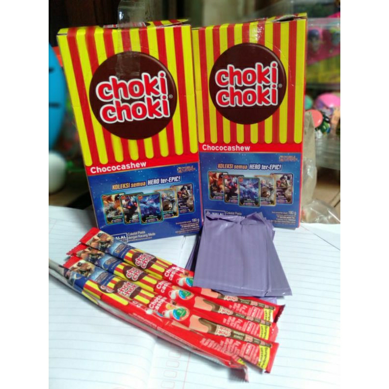 

choki-choki sekotak isi 20 pcs+kartu