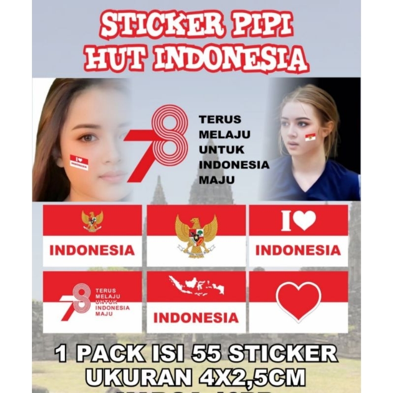 

STICKER PIPI AGUSTUSAN HUT INDONESIA