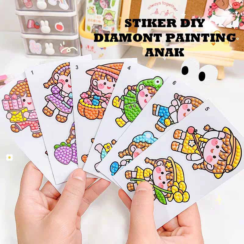 

STIKER DIY POP DIAMONT PAINTING EDUKASI ANAK LUCU / STIKER MOMO AESTHETIC / DIY DIAMONT PAINTING