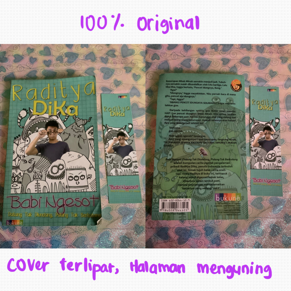 Preloved novel murah original Babi Ngesot RADITYA DIKA