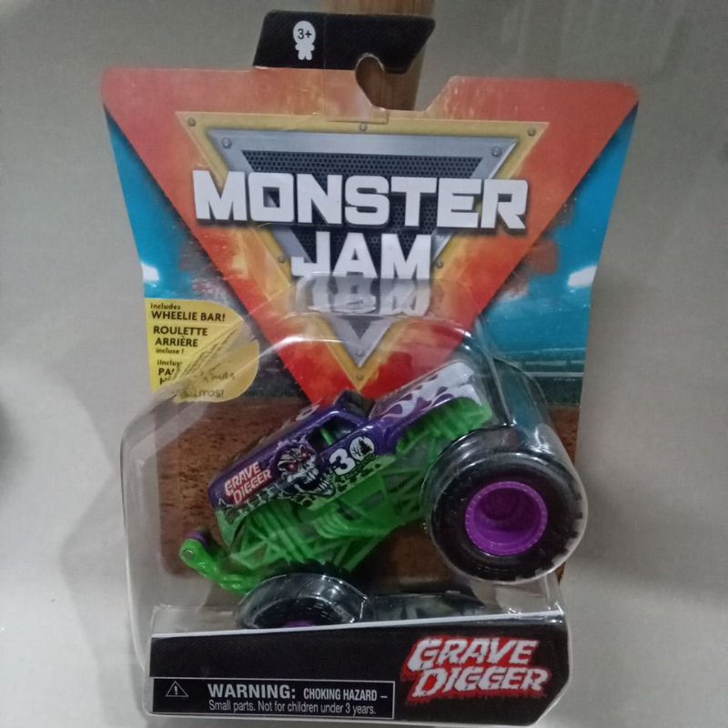 grave digger monster jam ungu
