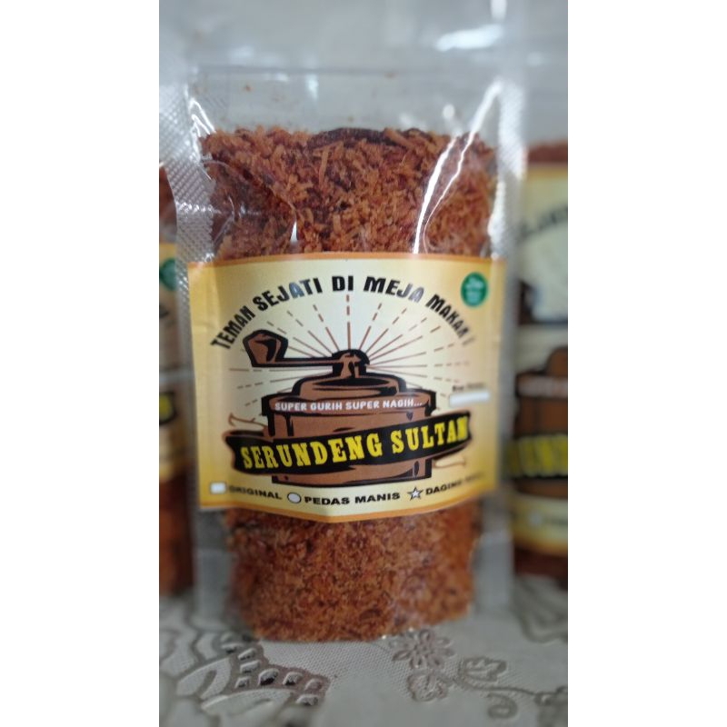 

Serundeng Sultan 100gram Daging