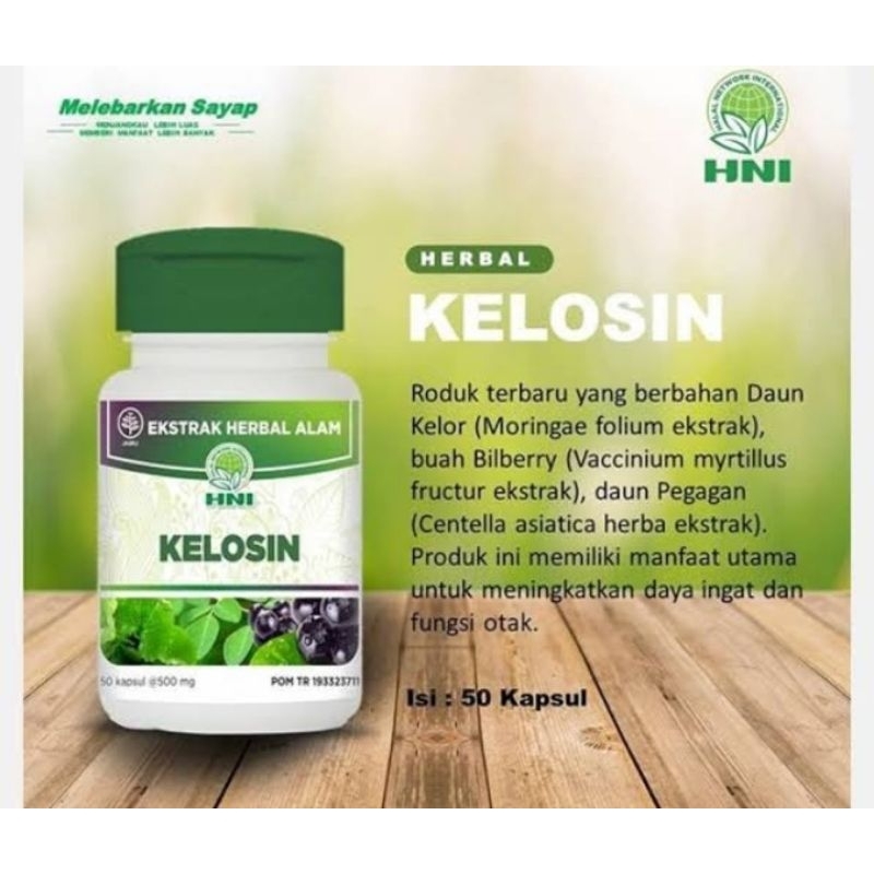 

KELOSIN HNI HPAI ekstrak daun kelor pegagan buah bilberry