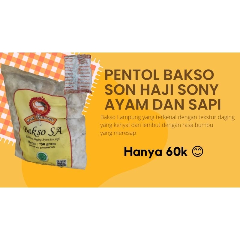 

Paket Bakso Son Haji Sony plus bumbu