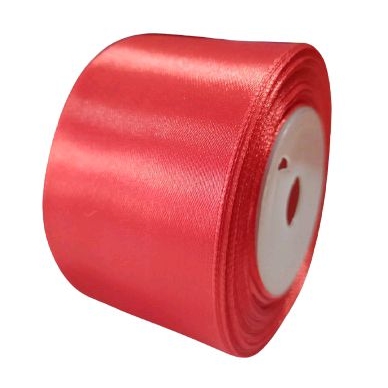 

Pita Satin Besar Merah Cabe 2 inch/5cm Per Roll