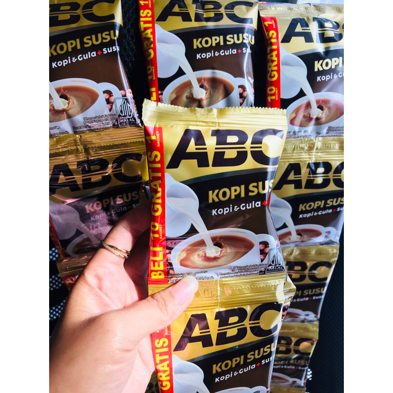 

Korzaln Kopi Abc Susu 1 Renceng Isi 10 Sachet ( 10 Sachet X 30G )