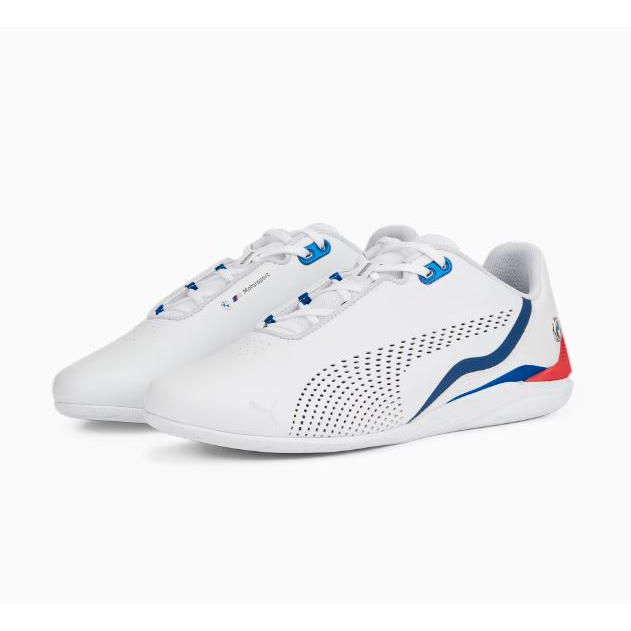 Sepatu PUMA BMW MMS Drift Cat Decima PUMA White-Pop ORIGINAL BNIB