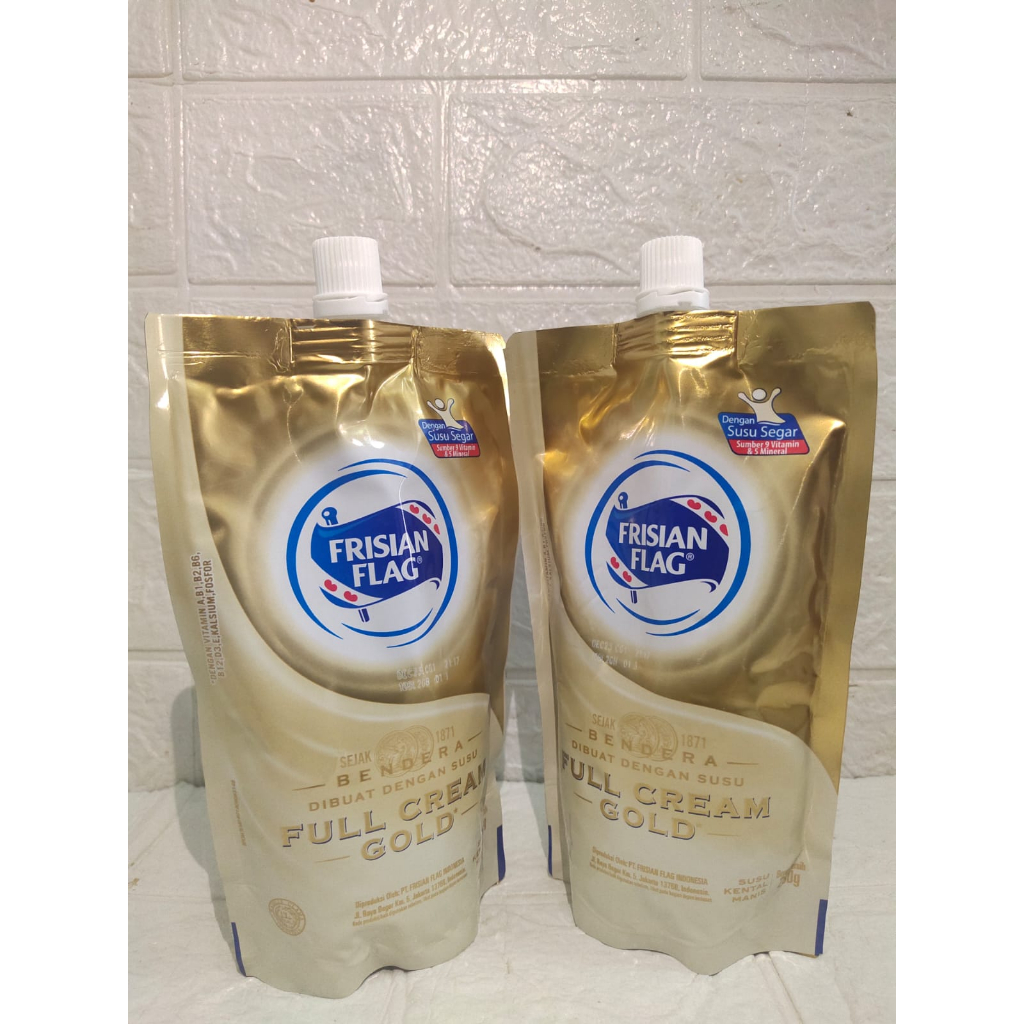 

FRISIAN FLAG BENDERA KENTAL MANIS GOLD POUCH 280 GRAM