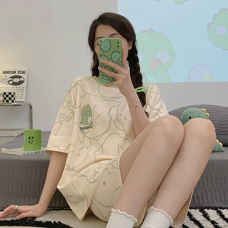 SETELAN BAJU TIDUR HARIAN SANTAI WANITA DEWASA