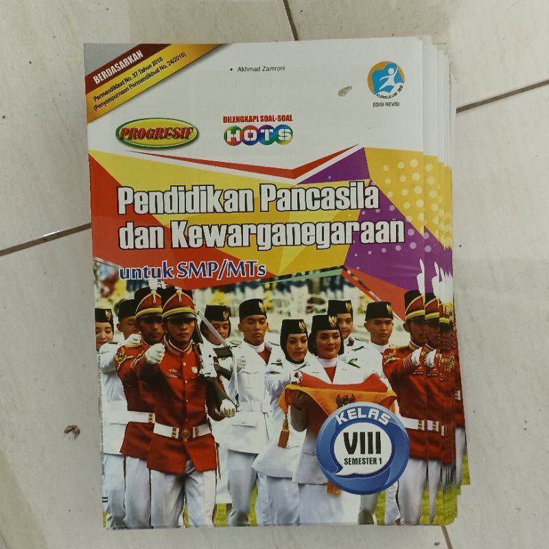 LKS Modul Siswa Pendidikan Pancasila dan Kewarganegaraan Kelas 8 SMP/MTS K-13 Semester 1 Progresif B