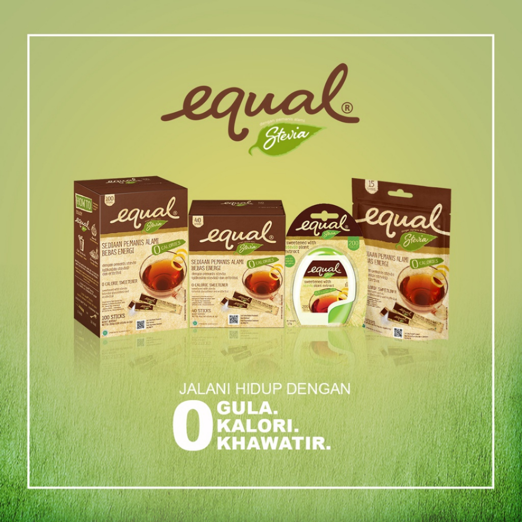 

Equal Naturals Stevia Sweetener Pemanis Nol Kalori
