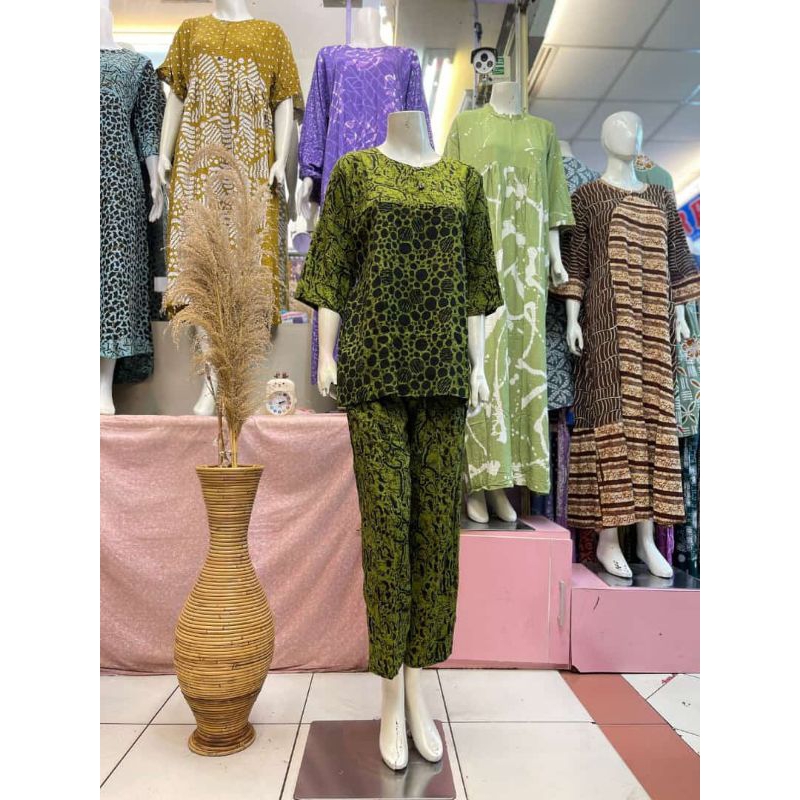 SQ Stelan CP Standar Putri Diana //Stelan Baju Tidur Putri Diana//Batik Putri Diana