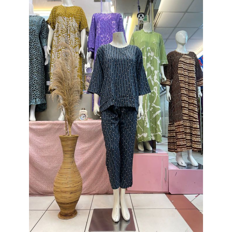 Stelan CP Standar Putri Diana //Stelan Baju Tidur Putri Diana//Batik Putri Diana Pekalongan//Stelan