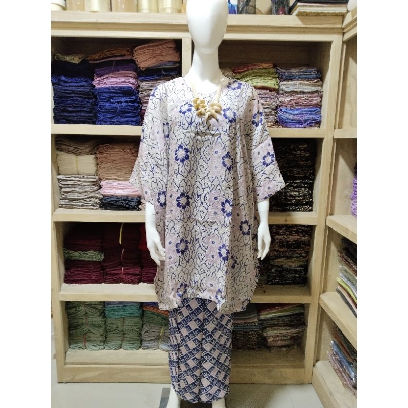 set Alicia kaftan batik(lilit)