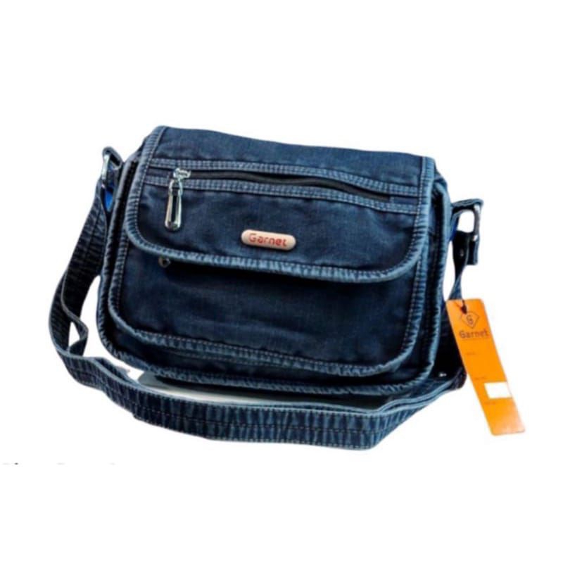 Tas Selempang Wanita Bahan Jeans