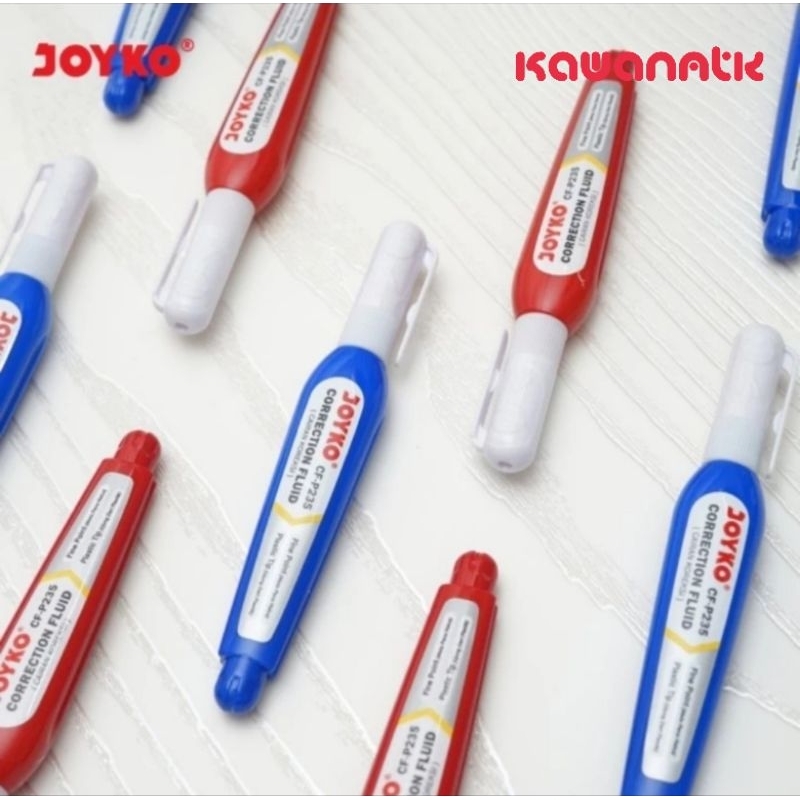 

(LUSIN) TIP-EX CAIR CF-P235 JOYKO / CORRECTION FLUID / PENGHAPUS KOREKSI CAIR