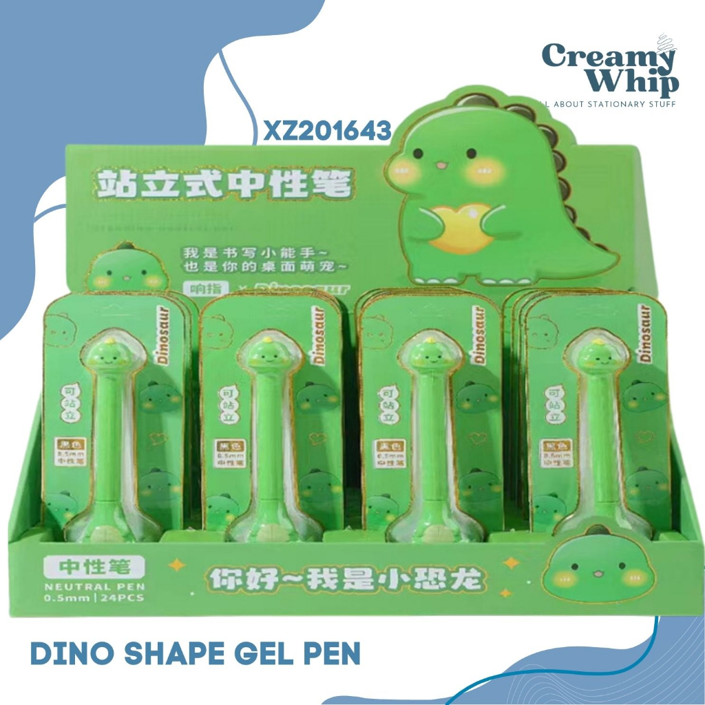 

Dino Shaped Gel Pen Pulpen Bentuk Dinosaurus Panjang Pen Dino T-rex Mainan Ballpoint
