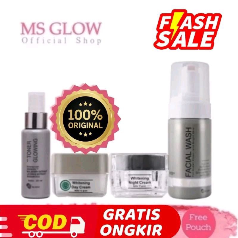 [TERLARIS] FLASHSALE PAKET WAJAH ORIGINAL MS GLOW PAKET WHITENING, PAKET ACNE, PAKET LUMINOUS, PAKET