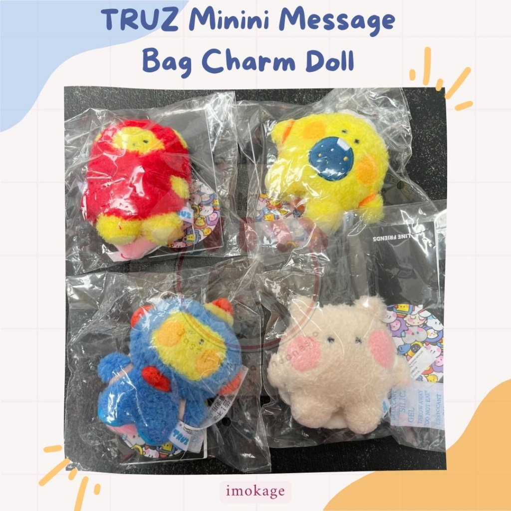 [READY INA] TRUZ MININI MESSAGE BAG CHARM DOLL || TREASURE || Official Line Friends