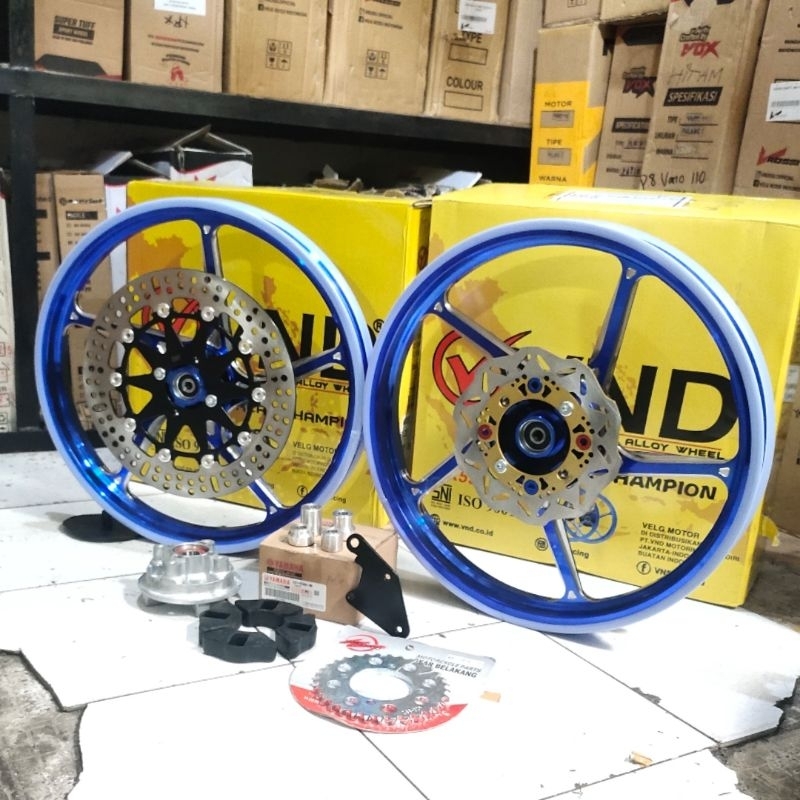 Pelek Velg VND Satria 2T Satria Hiu Satria Lumba  Dobel Disc pnp dari yamaha
