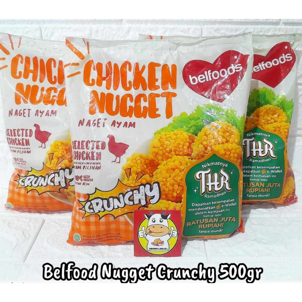 

BELFOODS NUGGET CRUNCHY 500GR - FROZEN FOOD - FROZEN FOOD