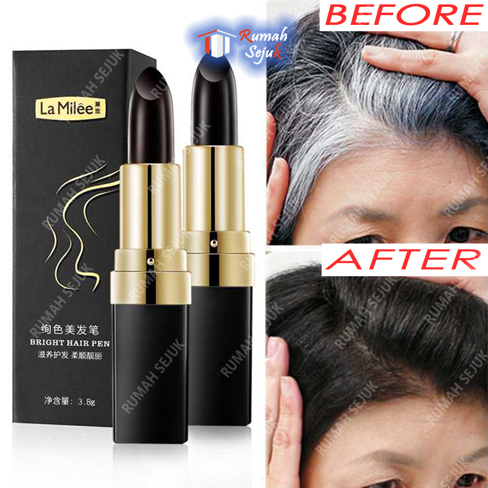 Cat Uban Penghitam Putih Coklat Rambut Hair Black | Pen Pewarna Rambut original