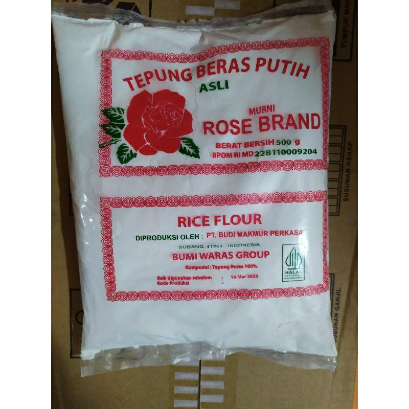 

Tepung Beras Rose Brand 500gr