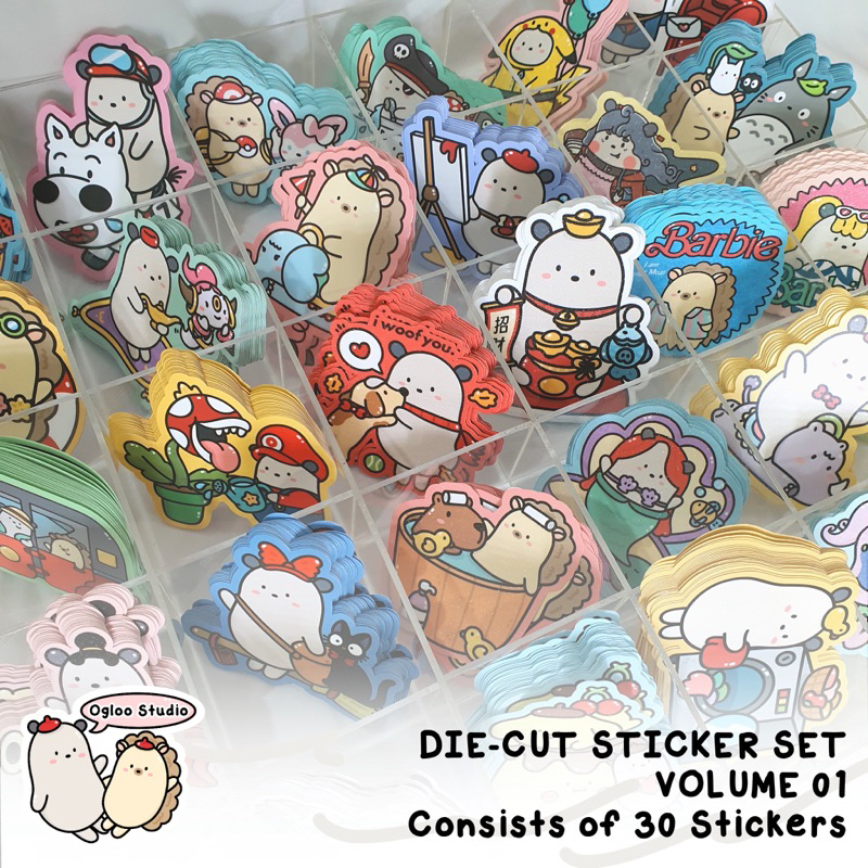 

Die-cut Sticker Set Volume 01