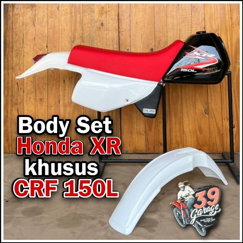 body set XR pnp honda CRF 150 cover set CRF 150 modif klasik body CRF modif trail tua cover set XR p